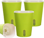 TCBWFY 9 Inch Self Watering Pots for Indoor Plants,3 Sets Self Watering Planter Pots with Visual Water Level Window and Multiple Vents,Self Watering Plant Pot for All House Plants,Flowers,Herbs