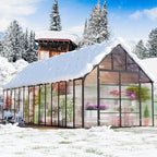 cdcasa 10x28 ft greenhouse for outdoors,large easy assembly, view 9