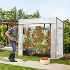 sekey greenhouse foil greenhouse 200 x 170 x, front angle view