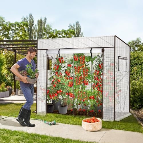 sekey greenhouse foil greenhouse 200 x 170 x, front angle view