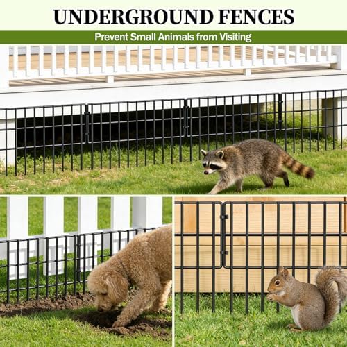 17in (h) x 27ft (l) garden fence animal, package contents