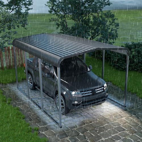 10x15 ft heavy duty metal carport kits with, close-up detail