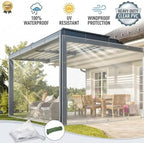 clear tarp 14mil heavy duty clear vinyl plastic, view 9
