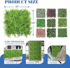 ecoopts 20" x 20" artificial ivy fence greenery, package contents