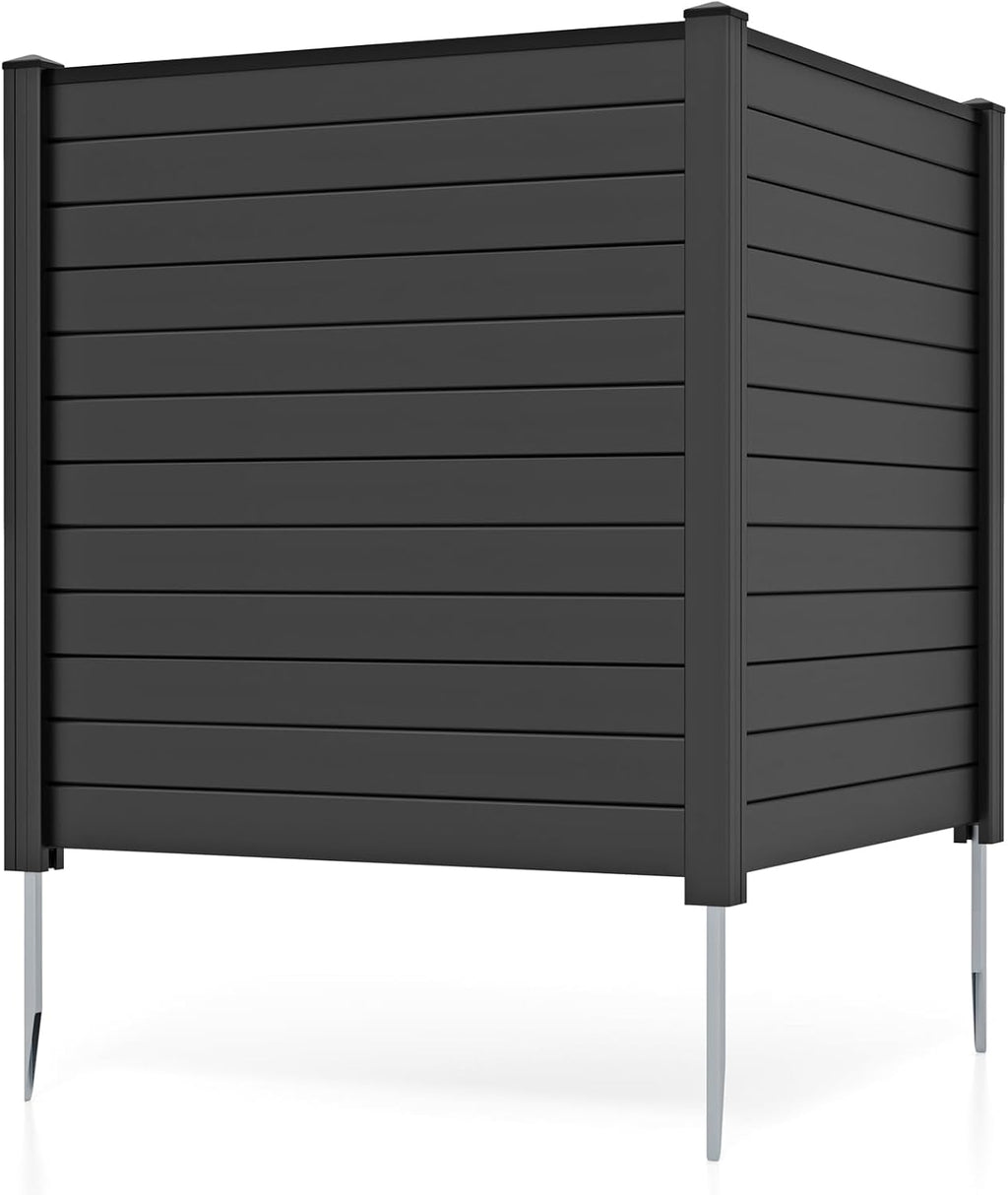giantex no-dig air conditioner fence, 2 panels, 48''w, main product view