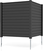 giantex no-dig air conditioner fence, 2 panels, 48''w, main product view