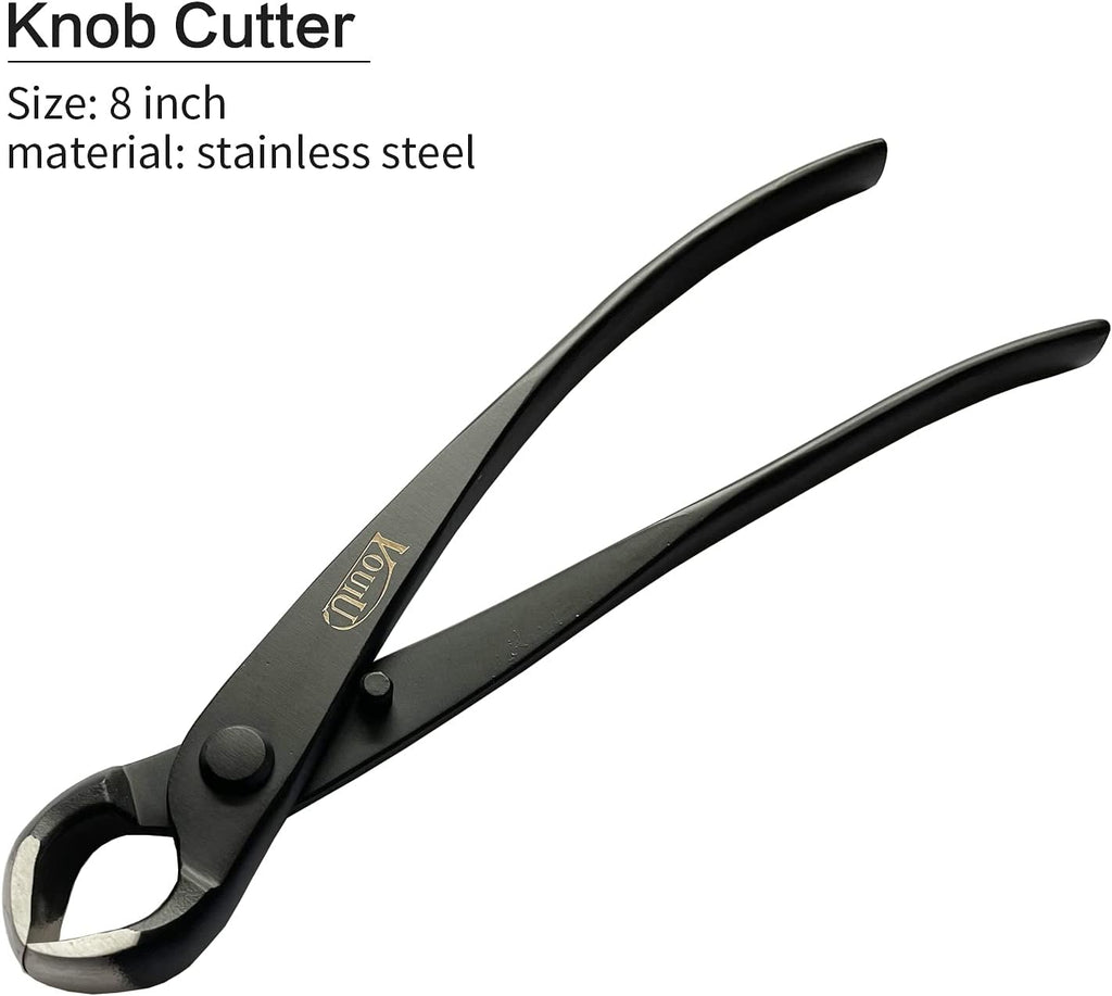 5-Piece Bonsai Tool Set,Knob Cutter,Concave Cutter,Wire Cutter,Jin Pliers,Bonsai Scissors