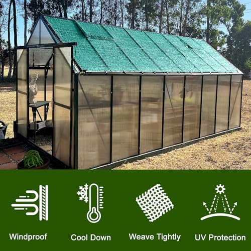 love story shade cloth for garden, 90% 20x30ft, package contents