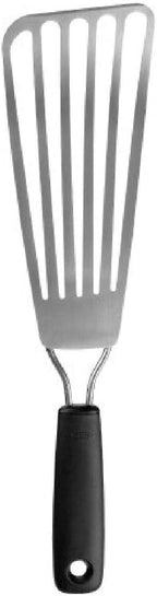 OXO Good Grips Stainless Steel Fish Turner and OXO Good Grips Bent Icing Spatula Bundle