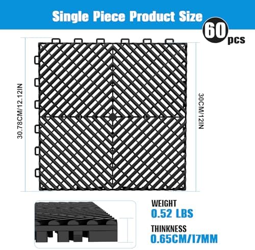 jocoevol 60-pcs interlocking tile, 12" x 12" indoor/outdoor shown in use