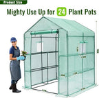 greengro greenhouse, 57 × 57 × 76" portable, package contents