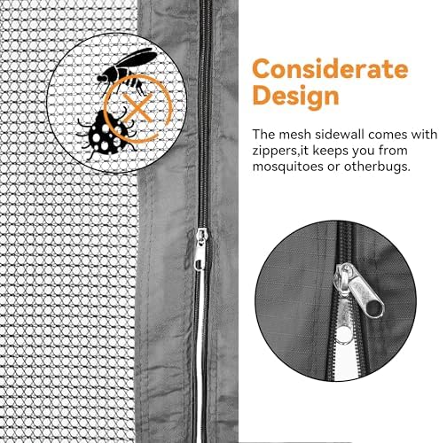 covered outdoor gazebo mosquito netting replacement universal 4-panel on a desk or shelf