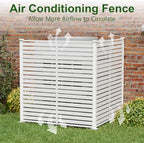 air conditioner fence panels, 47" w x 48", package contents