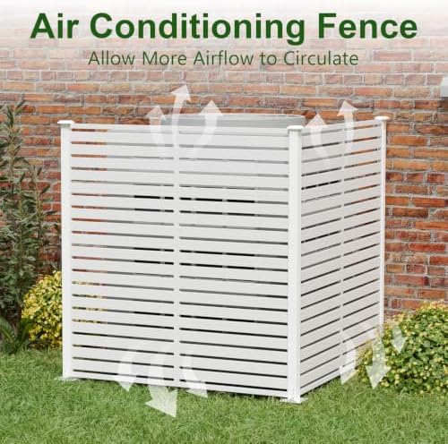 air conditioner fence panels, 47" w x 48", package contents