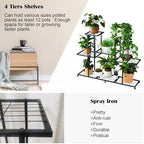 twhep metal plant stand, 5 tiers multifunctional plant, package contents