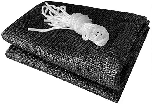 40% sunblock shade cloth with grommets - garden on a desk or shelf