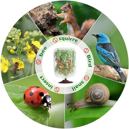 afzdby garden mesh netting with drawstring,plants cover protection, package contents
