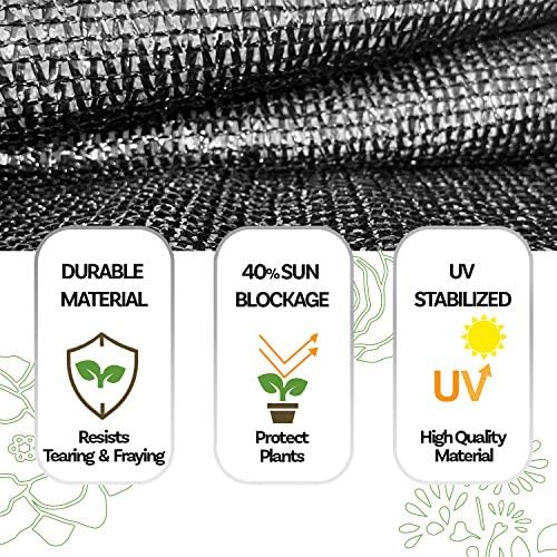 alion home 40% sunblock shade cloth with grommets, close-up detail