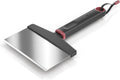 Ninja FlexFlame Griddle Scraper, Stainless Steel, Non-Slip Handle | Ninja FlexFlame Griddle Scraper's beveled edge scrapes grease and chops veggies, with a non-slip grip.