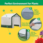 miracle-gro walk-in outdoor greenhouse, clear, 6 x 6 on a desk or shelf