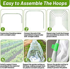 garden mesh netting kit, 6 sets wide garden on a desk or shelf
