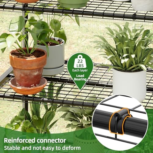 superlele mini greenhouse, plant stand for indoor outdoor, package contents