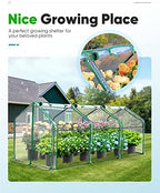 quictent mini greenhouse for indoor outdoor, portable quick-setup, front angle view