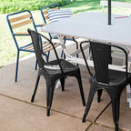 fdw metal dining chairs set of 2 patio, package contents