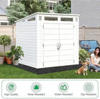 tolanbbt outdoor storage shed floor mat, 8.2 x on a desk or shelf
