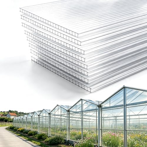 greenhouse panel, 6'ft x 2'ft x 0.24"in twin-wall, main product view