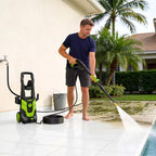 pressure washer, portable power washer, 4 quick connect, front angle view