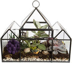 d'eco glass castle plant terrarium, centerpiece & wedding, main product view