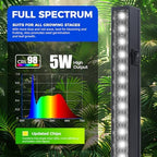 barrina t5 grow lights, 5000k full spectrum daylight, side view