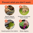maporch plastic chicken wire fencing, under bed blocker, package contents