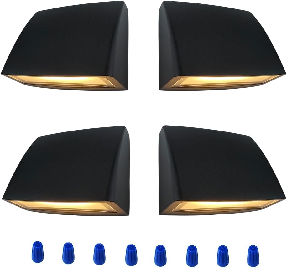 low voltage deck lights outdoor railing decks fence, main product view