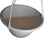 8 inchWhite Plastic Hanging Basket with Saucer by Koba (10)