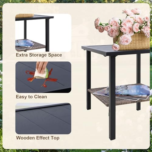 eagle peak 3 piece mojave dusk outdoor conversation, package contents