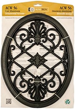 nuvo iron decorative insert for fencing, gates, home, side view
