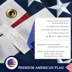 american flag 5x8 ft: long lasting and heavy, package contents