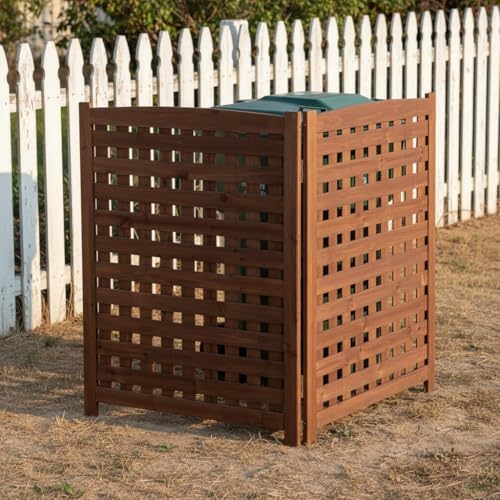 knocbel privacy screen solid wood decorative fences air, package contents
