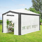 eagle peak 12x8 walk in pop up greenhouse showing dimensions