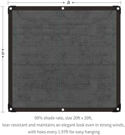 garden shade cloth suitable for plants outdoor vegetables on a desk or shelf