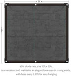garden shade cloth suitable for plants outdoor vegetables on a desk or shelf
