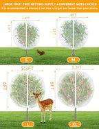 viti fruit tree netting for cicadas - with on a desk or shelf