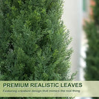 vivatrees 4ft artificial cedar topiary trees with rustic, package contents