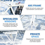 12ft garden dome tent, geodesic dome greenhouse with showing dimensions