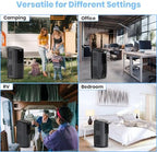 tosot 10,200btu (6,200 btu sacc) portable air conditioner, front angle view