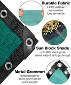 90% green shade cloth 10ft x 24ft heavy shown in use
