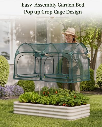 porayhut all-in-one raised garden bed and crop cage, package contents