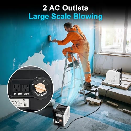 air mover blower fan - floor fan for, side view